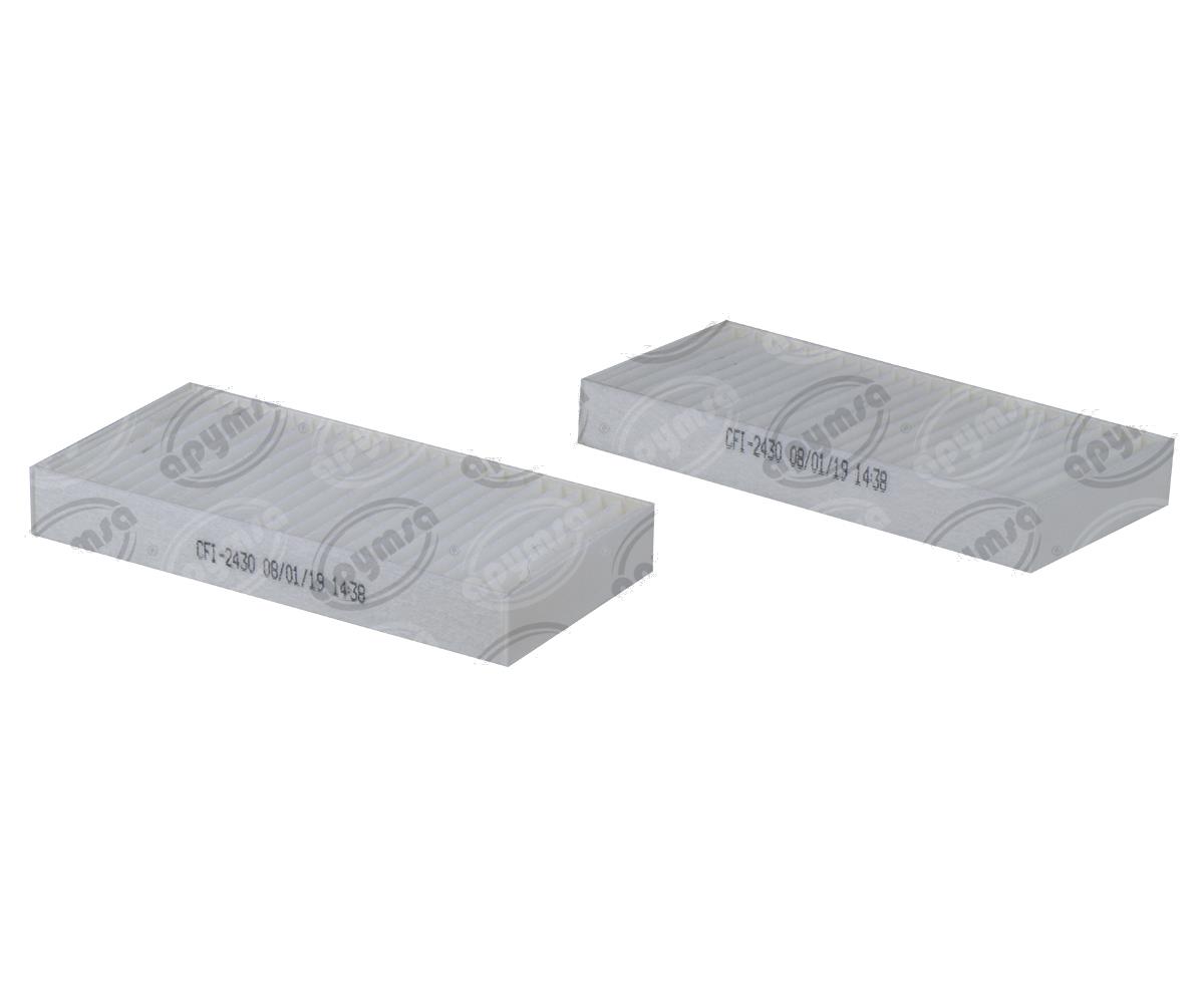 FILTRO DE CABINA JEEP WRANGLER V6 3.6L 12-17 INTERFIL CFI-2430 