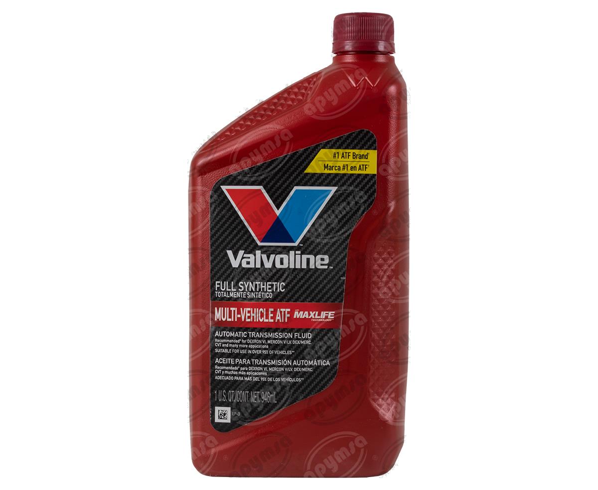 LUBRICANTE ACEITE SINTETICO ATF 1LT MAXLIFE VALVOLINE 884646 