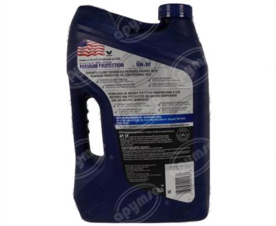 LUBRICANTE ACEITE SEMI SINTETICO 5W20 5L VALVOLINE 875282 