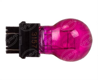 FOCO INCANDESCENTE 3157 MORADO 12V 2 POLOS 1PZ STAR QBH STAR 3157 M 