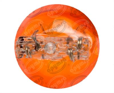 FOCO INCANDESCENTE 7443 AMBAR 12V 21-5W 2 POLOS 1PZ TIPO PELLIZCO QBH STAR 7443 A 