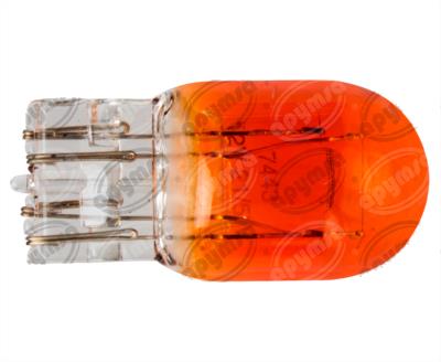 FOCO INCANDESCENTE 7443 AMBAR 12V 21-5W 2 POLOS 1PZ TIPO PELLIZCO HONDA WAIGEER 7443 A 