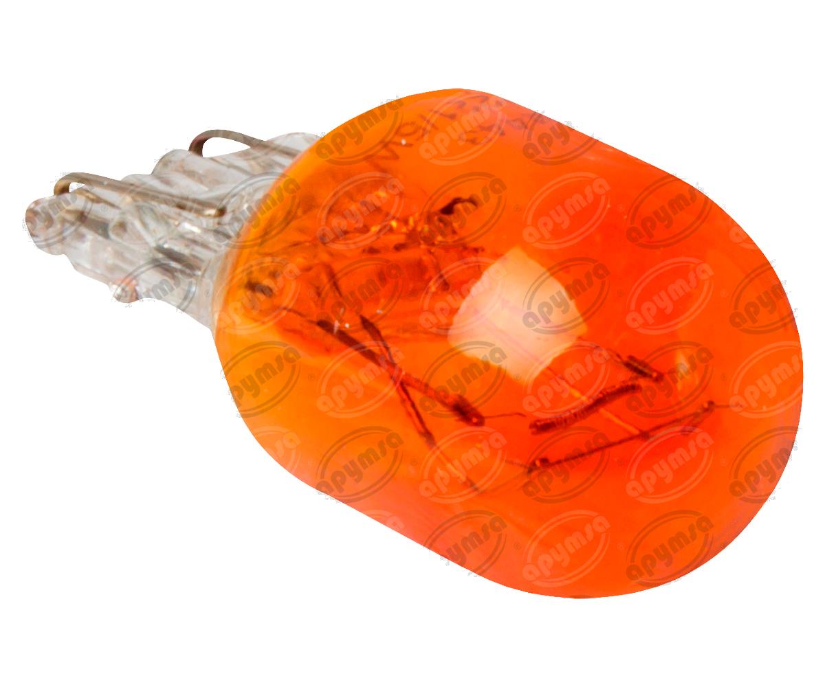 FOCO INCANDESCENTE 7443 AMBAR 12V 21-5W 2 POLOS 1PZ TIPO PELLIZCO HONDA WAIGEER 7443 A 