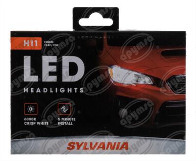 FOCO LEDS H11 BLANCO 12V FOCO PRINCIPAL H11-12W-PGJ9-2-SYL 86707 SYLVANIA 86707 