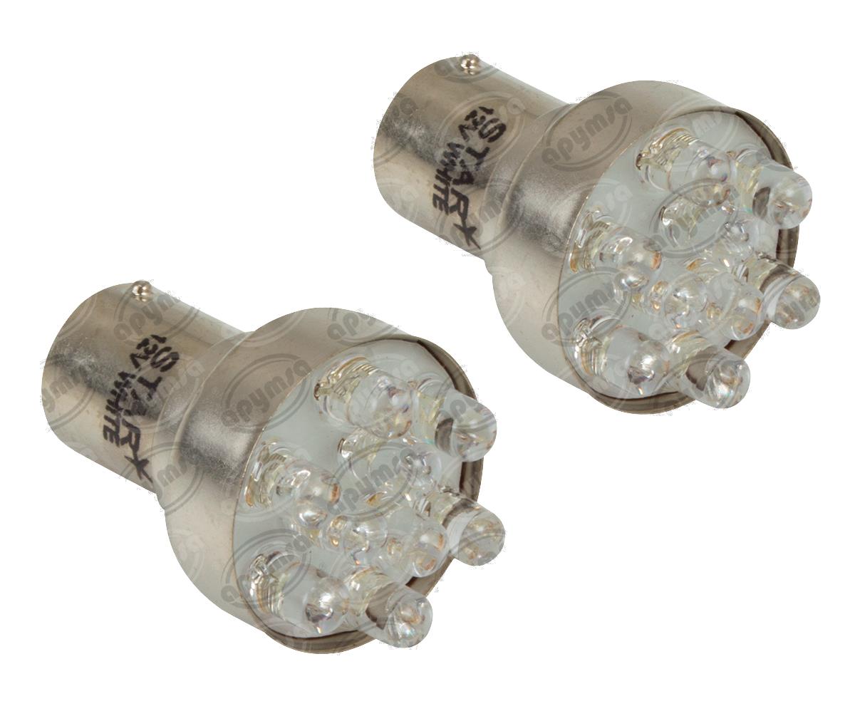 FOCO LEDS 1003 BLANCO 12V 9 LEDS 2PZ QBH STAR 1003 