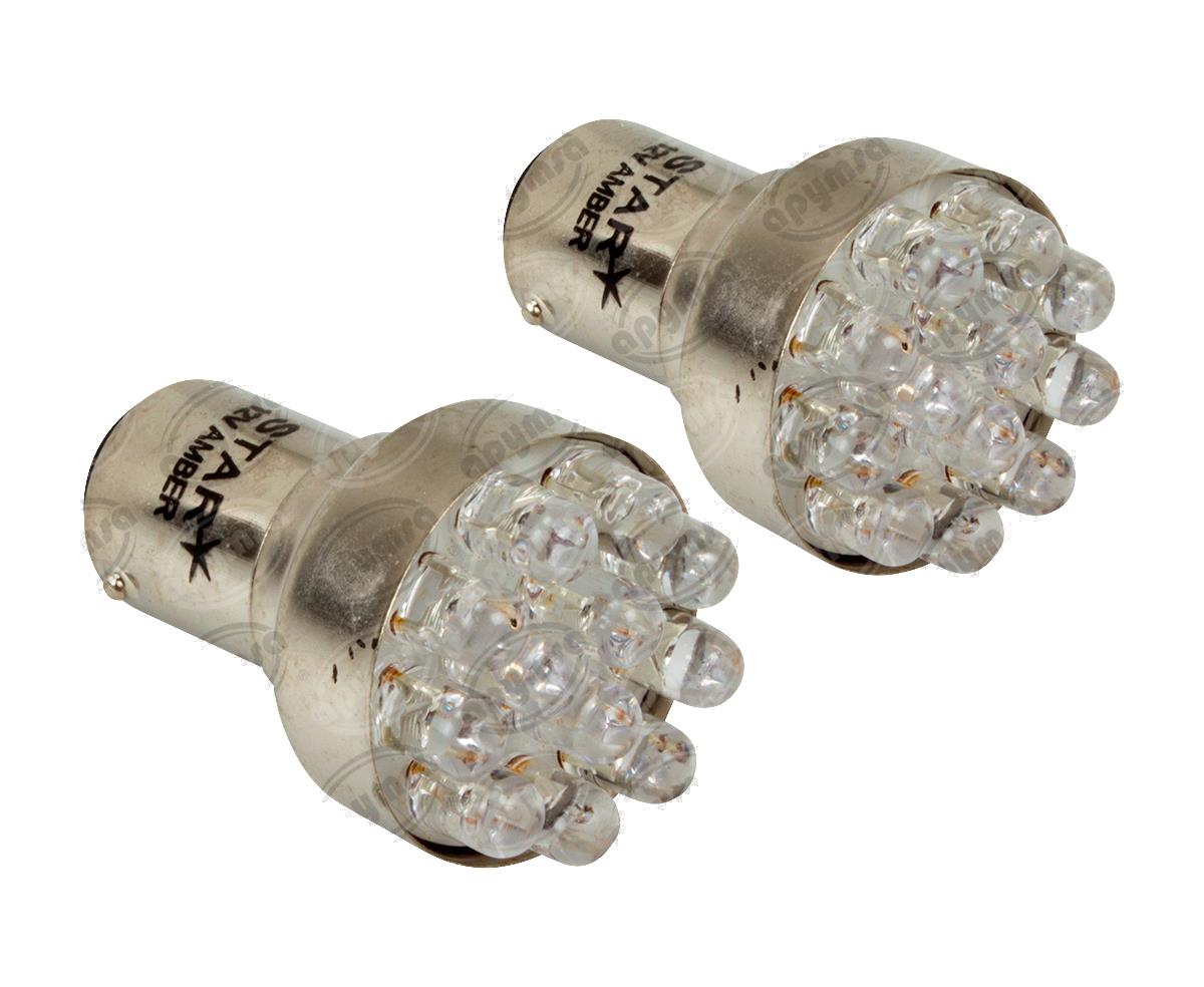 FOCO LEDS 1176 AMBAR 12V 12 LEDS 2PZ QBH STAR 1176 A 