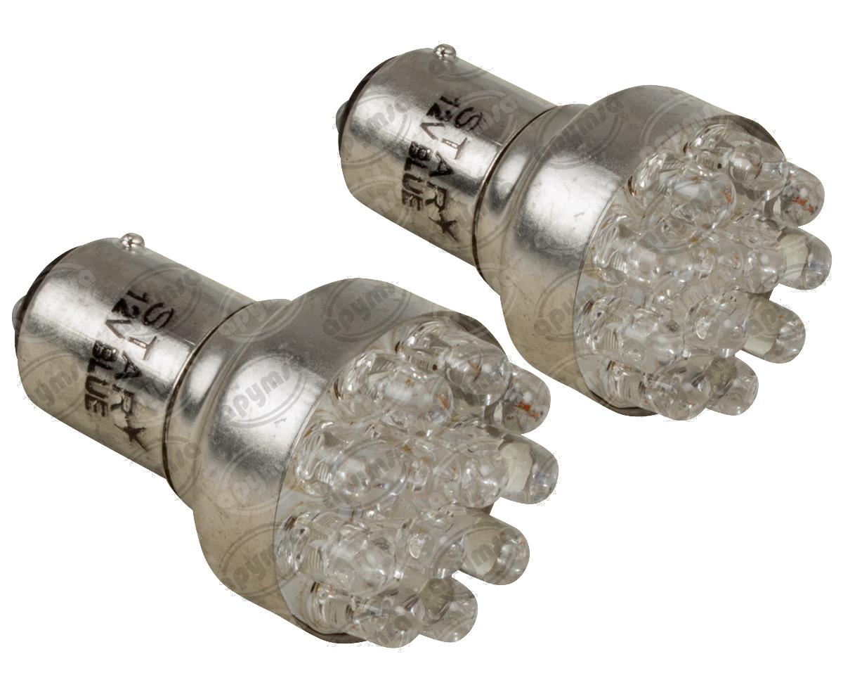 FOCO LEDS 1176 AZUL 12V 12 LEDS 2PZ QBH STAR 1176 AZ 