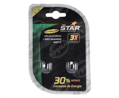 FOCO SMD BLANCO T3 12V 1 SMD QBH STAR TABLERO T3 