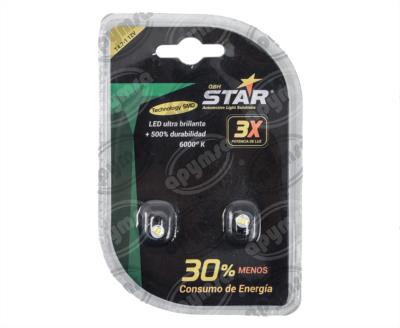 FOCO SMD BLANCO T4.2 12V 1 SMD QBH STAR TABLERO T4.2 