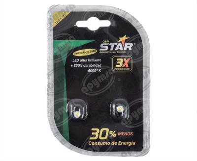 FOCO SMD BLANCO T4.7 12V 1 SMD QBH STAR TABLERO T4.7 