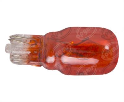 FOCO INCANDESCENTE T8.3 AMBAR 12V 3W 1 POLOS 1PZ TIPO PELLIZCO MINI CON BOMBILLA GRANDE STAR QBH STAR T8.3 