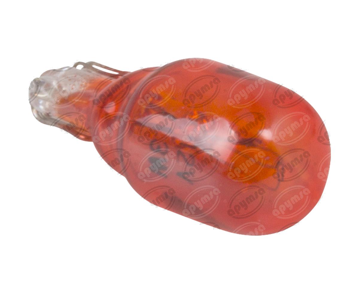 FOCO INCANDESCENTE T8.3 AMBAR 12V 3W 1 POLOS 1PZ TIPO PELLIZCO MINI CON BOMBILLA GRANDE STAR QBH STAR T8.3 