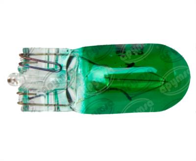FOCO INCANDESCENTE 158 VERDE 12V 3W 1 POLOS 1PZ TIPO PELLIZCO AUDI CHEVROLET NISSAN PONTIAC QBH STAR 158 V 