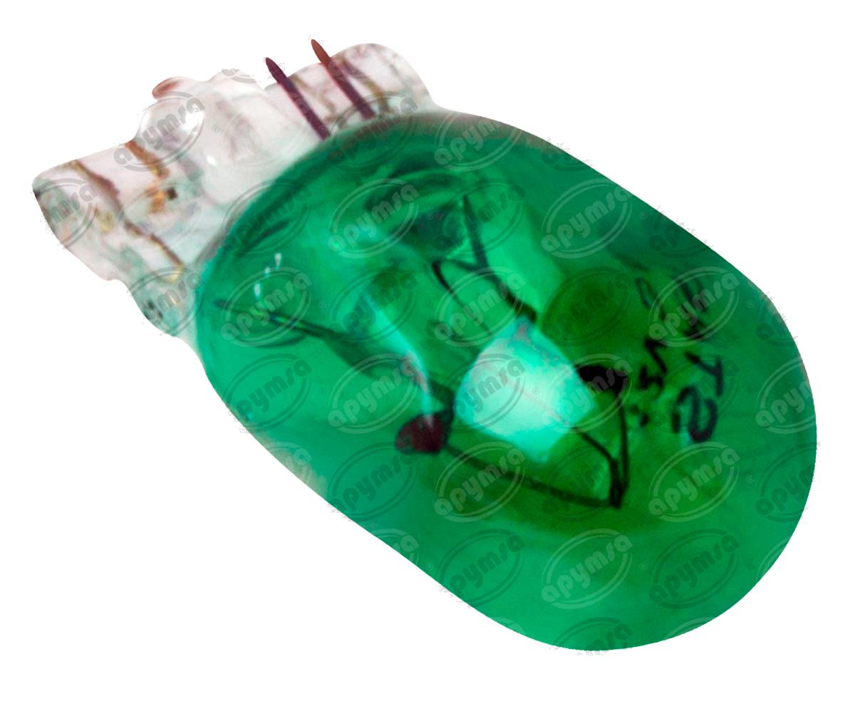FOCO INCANDESCENTE 158 VERDE 12V 3W 1 POLOS 1PZ TIPO PELLIZCO AUDI CHEVROLET NISSAN PONTIAC QBH STAR 158 V 
