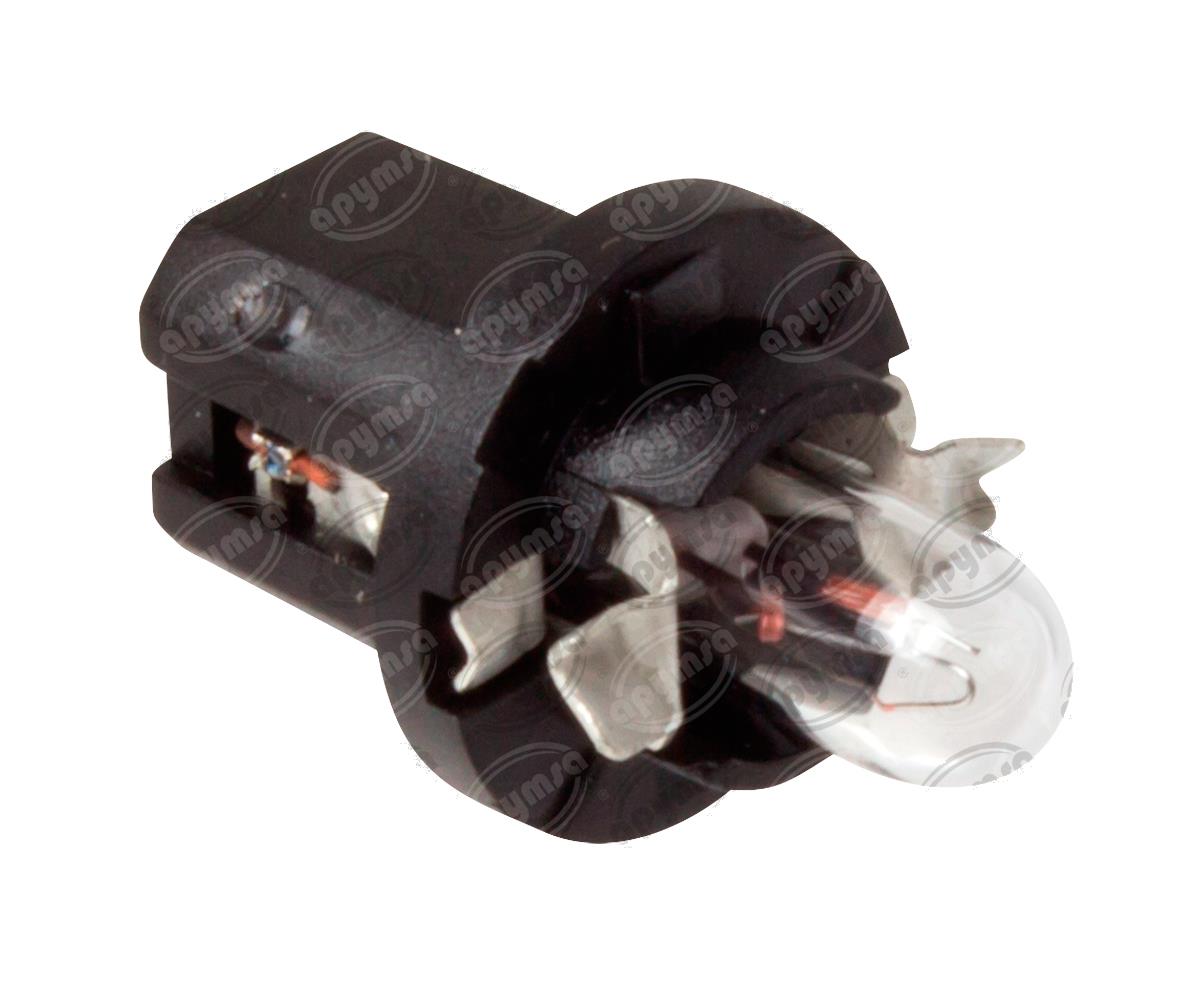 FOCO INCANDESCENTE 419101 TRANSPARENTE 12V 1 POLOS 1PZ MINI CON SOQUET TACOGRAFO FLOSSER 419101 