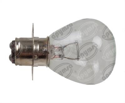 FOCO INCANDESCENTE TRANSPARENTE 6V 25/25W 2 POLOS 1PZ PARA TORRETA BOMBILLA GRANDE STAR QBH STAR 25/25 