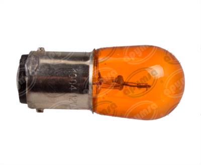 FOCO INCANDESCENTE 1004 AMBAR 12V 15W 2 POLOS 1PZ QBH STAR 1004 
