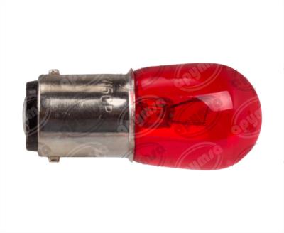 FOCO INCANDESCENTE 1004 ROJO 12V 15W 2 POLOS 1PZ QBH STAR 1004 