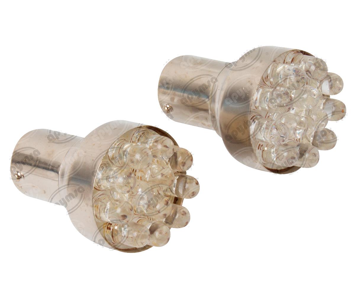 FOCO LEDS 1176 ROJO 12V 12 LEDS 21-5W 2PZ HQL 1176 R 