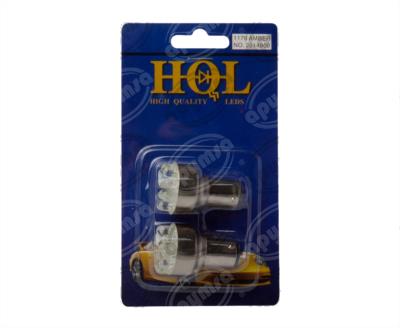 FOCO LEDS 1176 AMBAR 12V 12 LEDS 21-5W 2PZ HQL 1176 A 