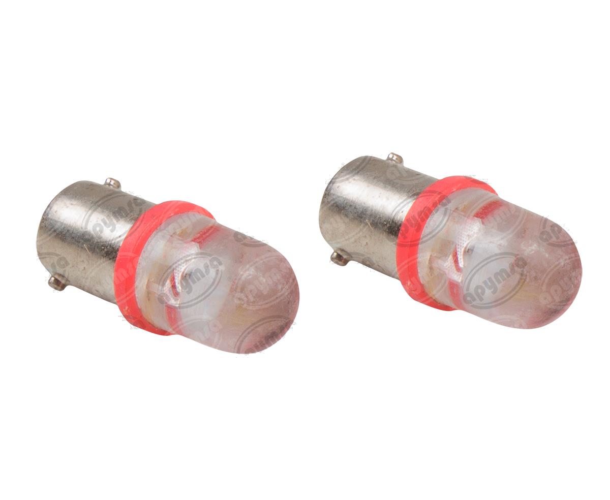 FOCO LEDS 57 ROJO 12V 2 LEDS 4W 2PZ HQL 57 