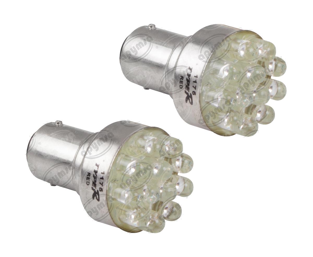 FOCO LEDS 1176 ROJO 24V 12 LEDS 5W 2PZ HQL 1176 24V 