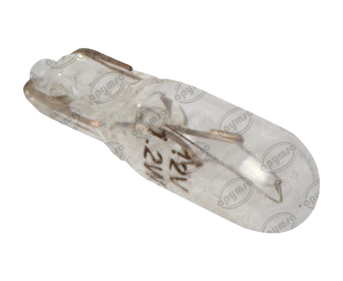 FOCO INCANDESCENTE 73 TRANSPARENTE 12V 3W 1 POLOS 1PZ TIPO PELLIZCO MINI QBH STAR TABLERO 73 