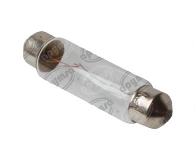 FOCO INCANDESCENTE FESTOON TIPO FUSIBLES TRANSPARENTE 24V 5W 1PZ GRANDE QBH STAR 11X44 