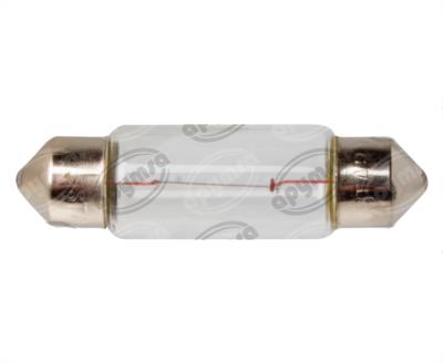 FOCO INCANDESCENTE FESTOON TIPO FUSIBLES TRANSPARENTE 12V 5W 1PZ MEDIANO QBH STAR 2613 