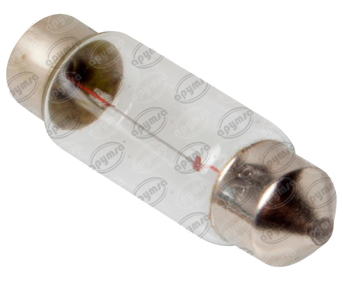 FOCO INCANDESCENTE FESTOON TIPO FUSIBLES TRANSPARENTE 12V 5W 1PZ MEDIANO QBH STAR 2613 