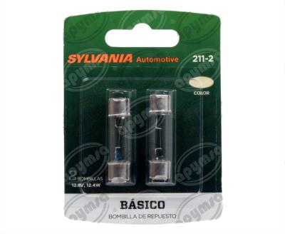 FOCO INCANDESCENTE TRANSPARENTE 12V 12.4W 2PZ DOBLE CASQUILLO LUZ INTERIOR SYLVANIA 85107 