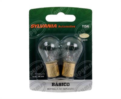 FOCO INCANDESCENTE 1141 TRANSPARENTE 12V 26.9W 1 POLOS 2PZ SYLVANIA 85109 