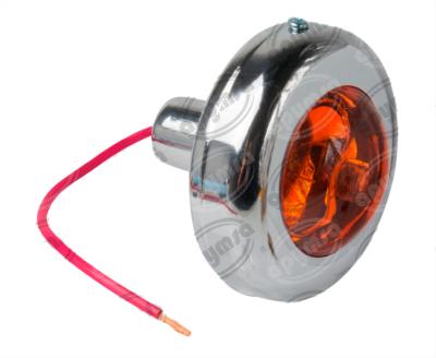 FOCO INCANDESCENTE AMBAR 12V 35W 1PZ TIPO OJO DE VENADO CON BASE STAR QBH STAR C6INO12 
