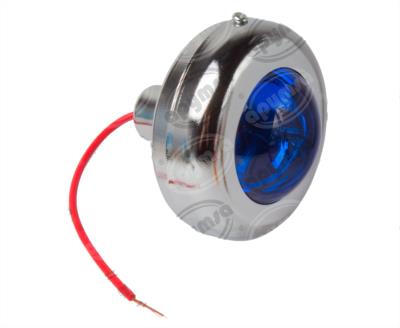 FOCO INCANDESCENTE AZUL 12V 35W 1PZ TIPO OJO DE VENADO CON BASE STAR QBH STAR C6INO12 