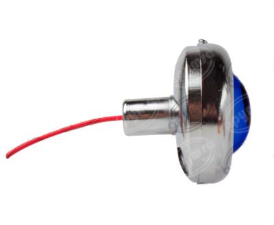 FOCO INCANDESCENTE AZUL 12V 35W 1PZ TIPO OJO DE VENADO CON BASE STAR QBH STAR C6INO12 
