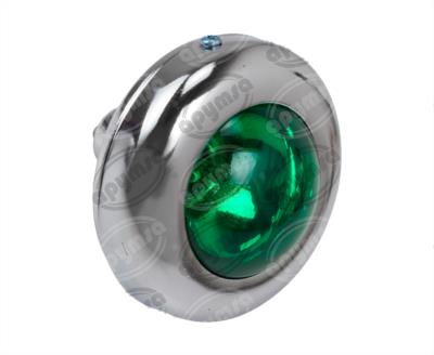 FOCO INCANDESCENTE VERDE 12V 35W 1PZ TIPO OJO DE VENADO CON BASE STAR QBH STAR C6INO12 