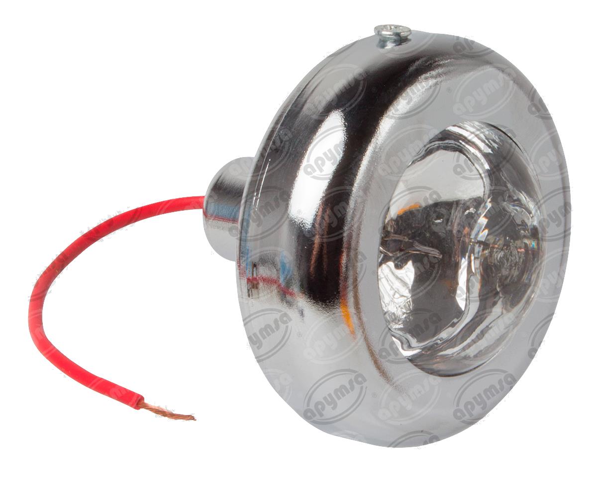 FOCO INCANDESCENTE TRANSPARENTE 12V 35W 1PZ TIPO OJO DE VENADO CON BASE QBH STAR C6INO12 