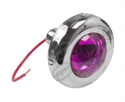 FOCO INCANDESCENTE MORADO 12V 35W 1PZ TIPO OJO DE VENADO CON BASE STAR QBH STAR C6INO12 
