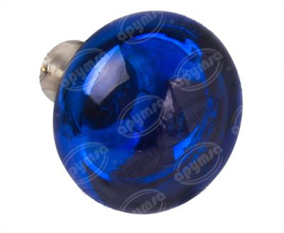 FOCO INCANDESCENTE AZUL 12V 35W 1 POLOS 1PZ TIPO OJO DE VENADO SIN BASE STAR QBH STAR 4512 