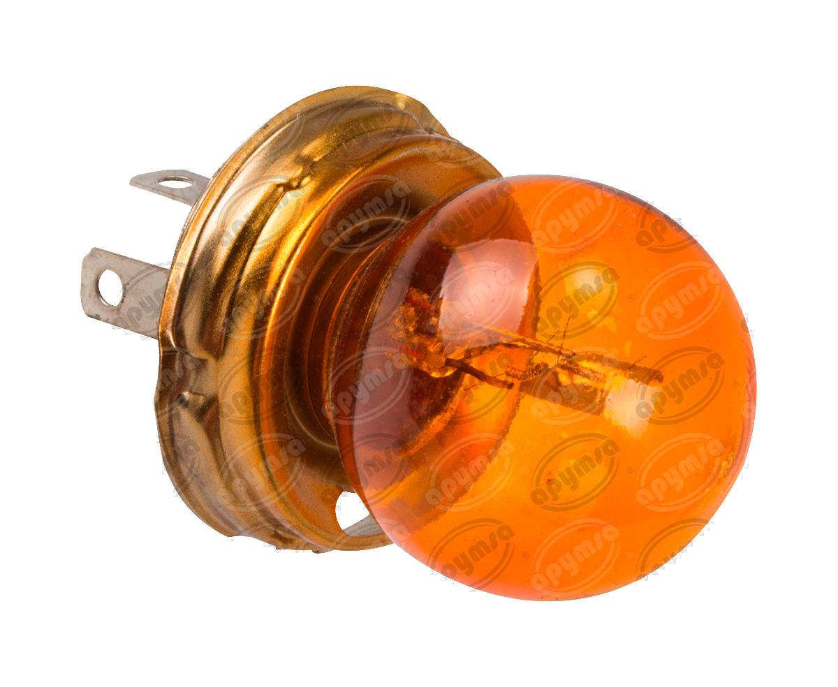 FOCO INCANDESCENTE H4 / 9003 AMBAR 12V 45/40W 1PZ TIPO BOLA STAR QBH STAR B351 