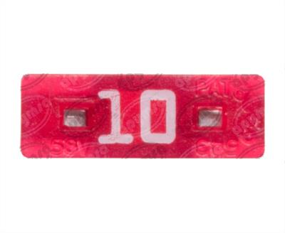 FUSIBLE MODERNO MINI ROJO CORTO NACIONAL NACIONAL MIC 10A 