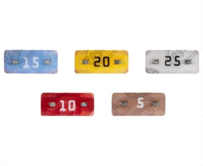 FUSIBLE MODERNO MULTICOLOR MICRO2 5 PIEZAS VARIOS AMPS LITTELFUSE 00940558ZPA 