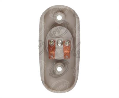 INTERRUPTOR TIMBRE 2TERMINALES TIPO BOTON TUBULAR AMBAR NACIONAL TI-TU1 