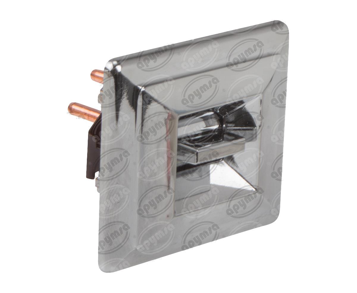 INTERRUPTOR ELEVADOR CRISTAL 5TERMINALES SENCILLO QBH DYNAMIC DS-916 