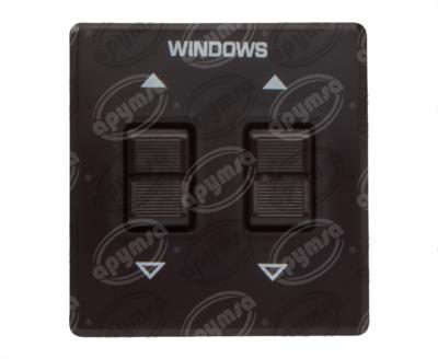 INTERRUPTOR ELEVADOR CRISTAL 6TERMINALES DOBLE CHEVROLET, GMC QBH DYNAMIC DS-1441 