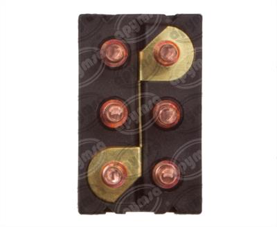 INTERRUPTOR ELEVADOR CRISTAL 6 PUNTAS SENCILLO CROMADO FORD, MERCURY QBH DYNAMIC DWS-1147 