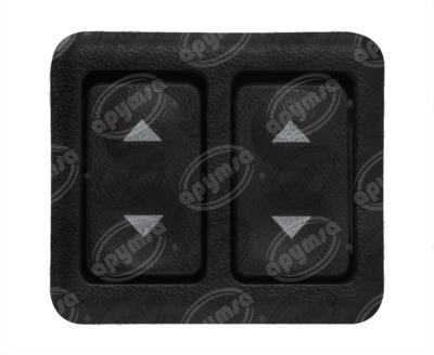 INTERRUPTOR ELEVADOR CRISTAL 10 PUNTAS DOBLE NEGRO FORD UNIVERSAL MARILIA IM11159 