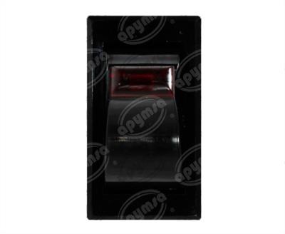 INTERRUPTOR TECLA TIPO CHUPON CON LUZ ROJO KENWORTH CARLING DS-279 