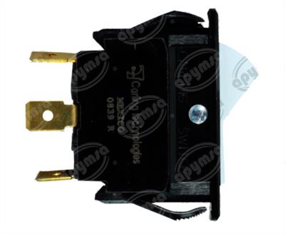 INTERRUPTOR TECLA CON LUZ ROJA TRACTO CAMION KENWORTH CARLING LTILA-1L-WH-RC-NBL/12V 