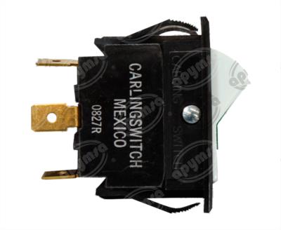 INTERRUPTOR TECLA CON LUZ VERDE KENWORTH CARLING LTILA51-1L-WH-GN-NBL-12V 